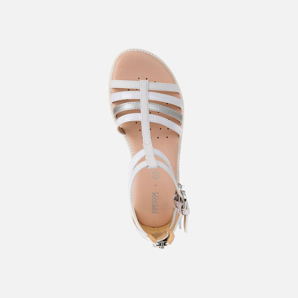 Sandales Geox Karly - Blanche - Fille 729130-XVP